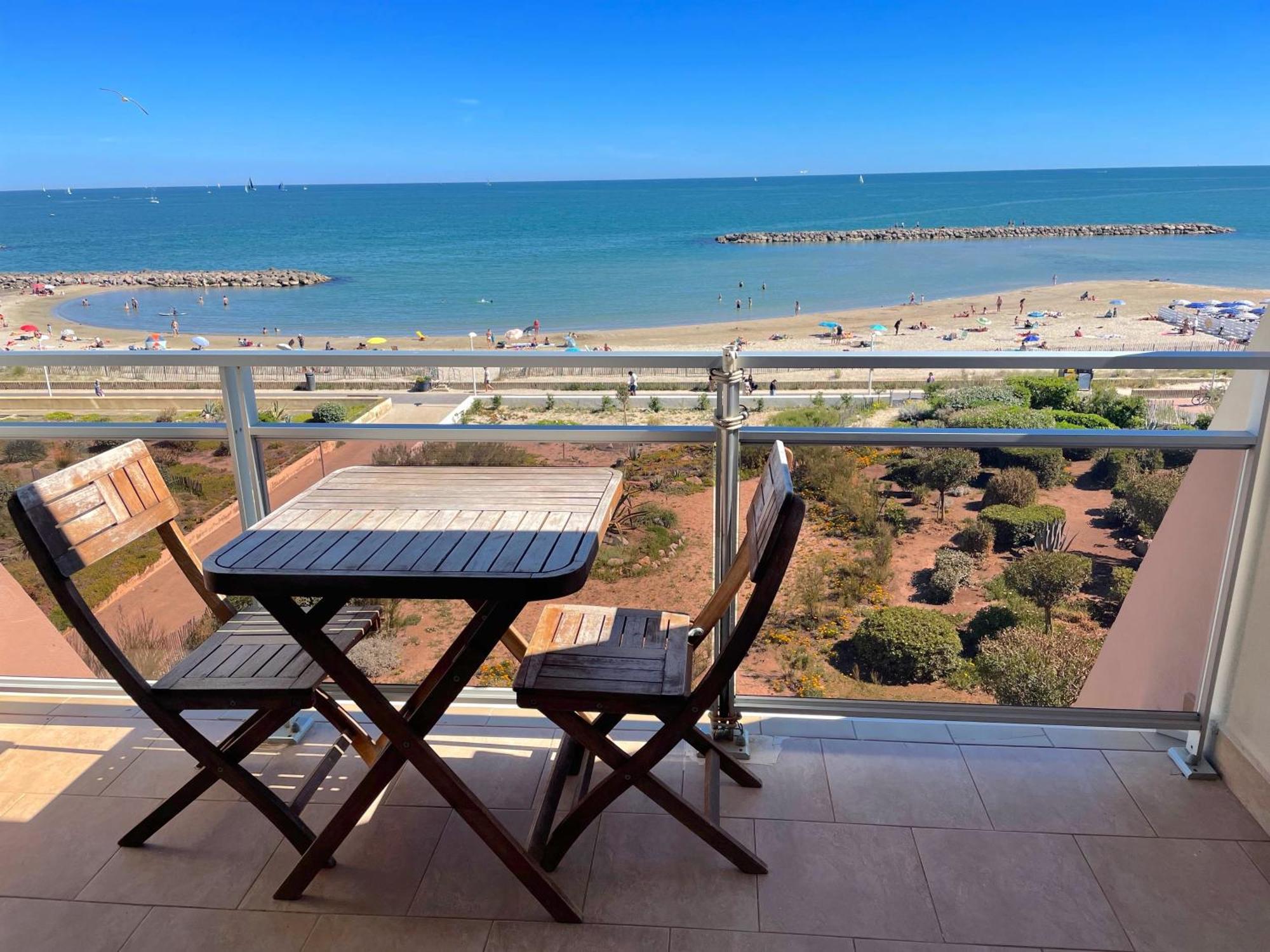 Front De Mer T2 Palavas Les Flots Direct Plage Ngoại thất bức ảnh